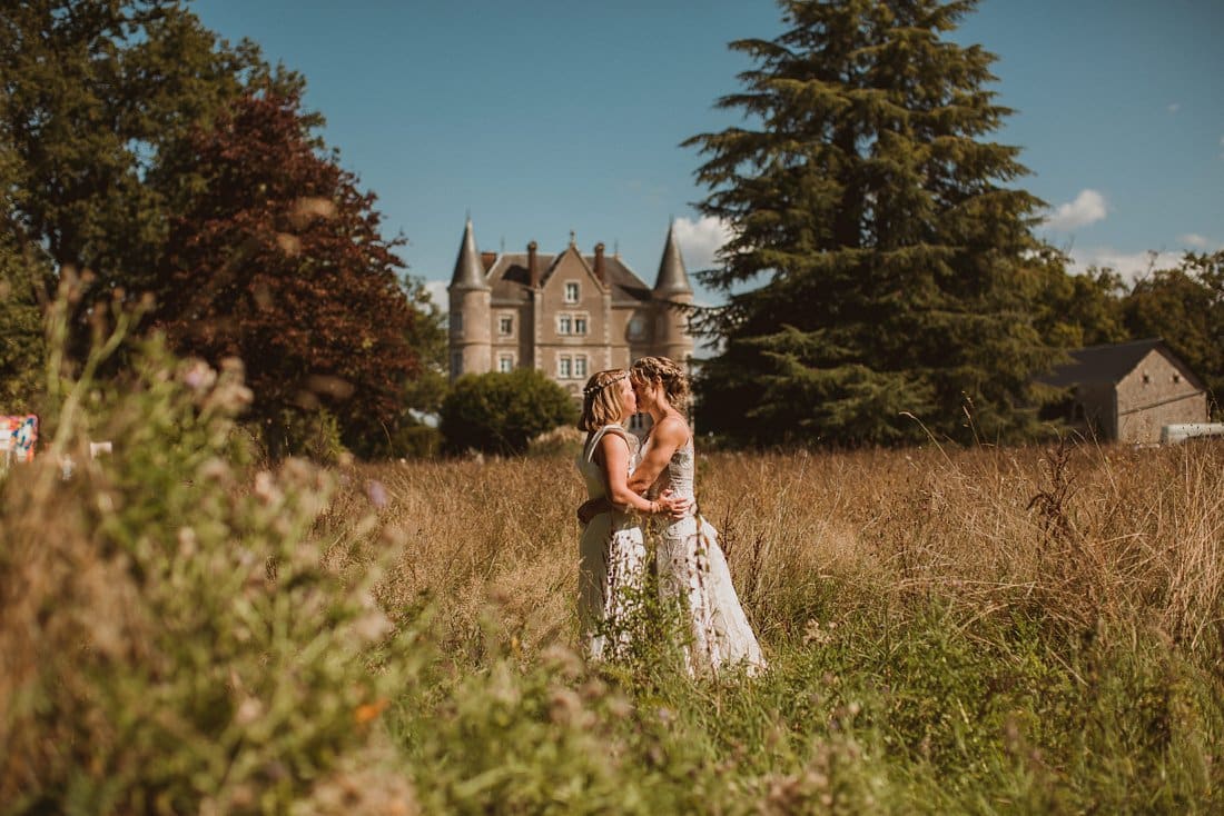Escape to the Chateau wedding
