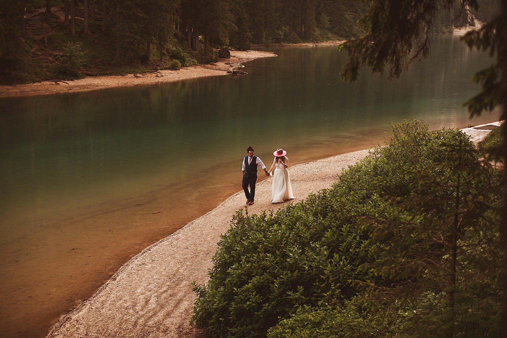 Pragser Wildsee Wedding Lago di Braies